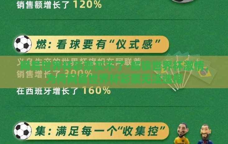 网易世界杯彩票买不了-解锁世界杯激情，为何网易世界杯彩票无法选择