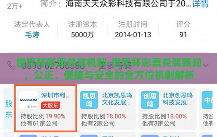 世界杯彩票兑奖机制-世界杯彩票兑奖新知，公正、便捷与安全的全方位机制解析