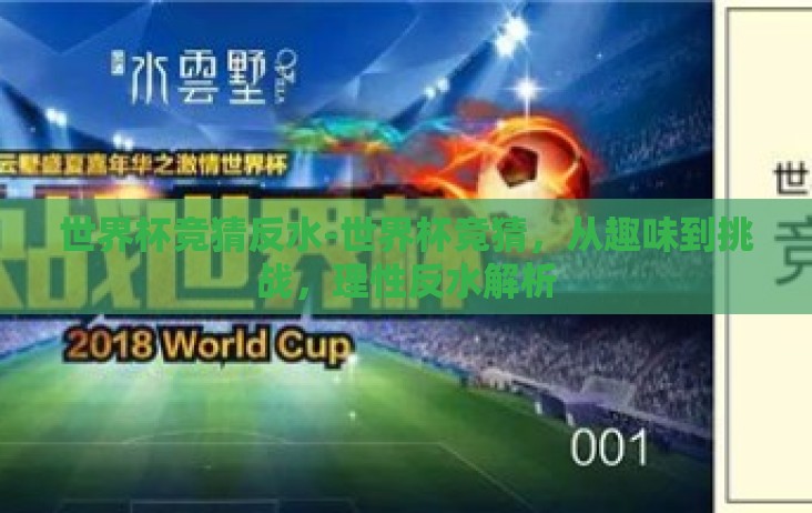 世界杯竞猜反水-世界杯竞猜，从趣味到挑战，理性反水解析